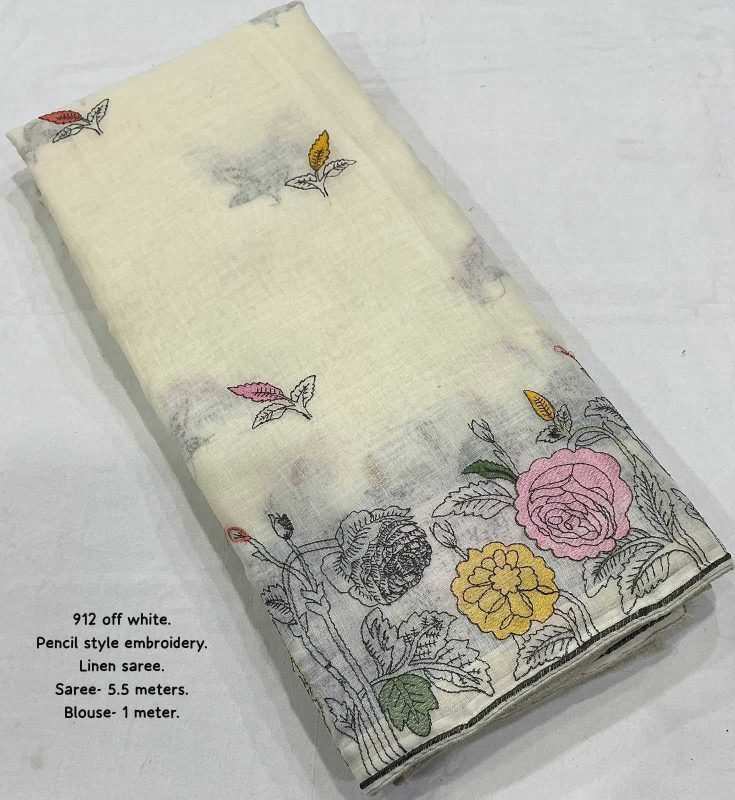 YNF Wholesale Pure Linen Fancy Sarees  | Surat Manufacturer