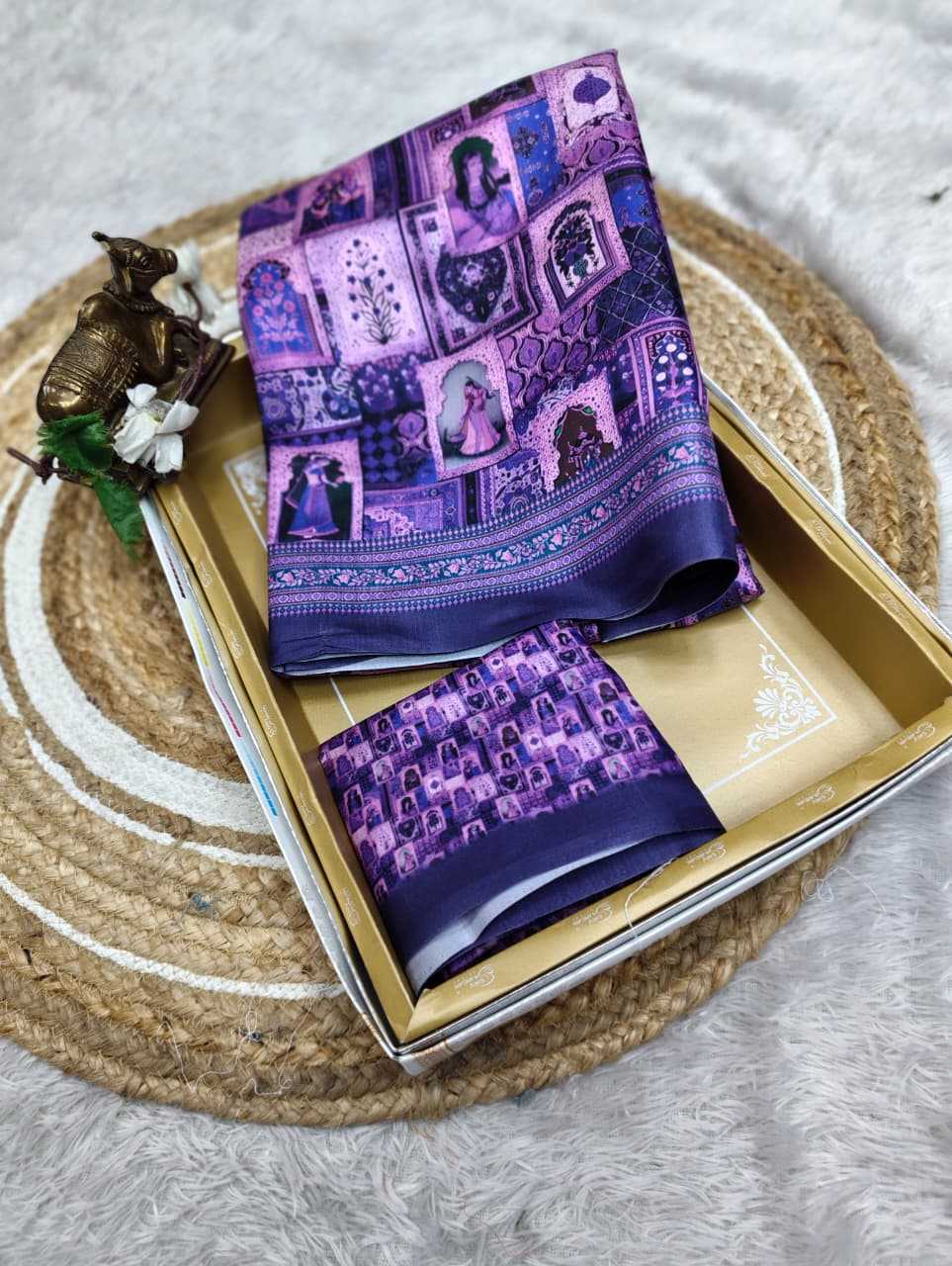 YNF Wholesale Premium Silk Printed Silk Saree  | Surat Manufacturer