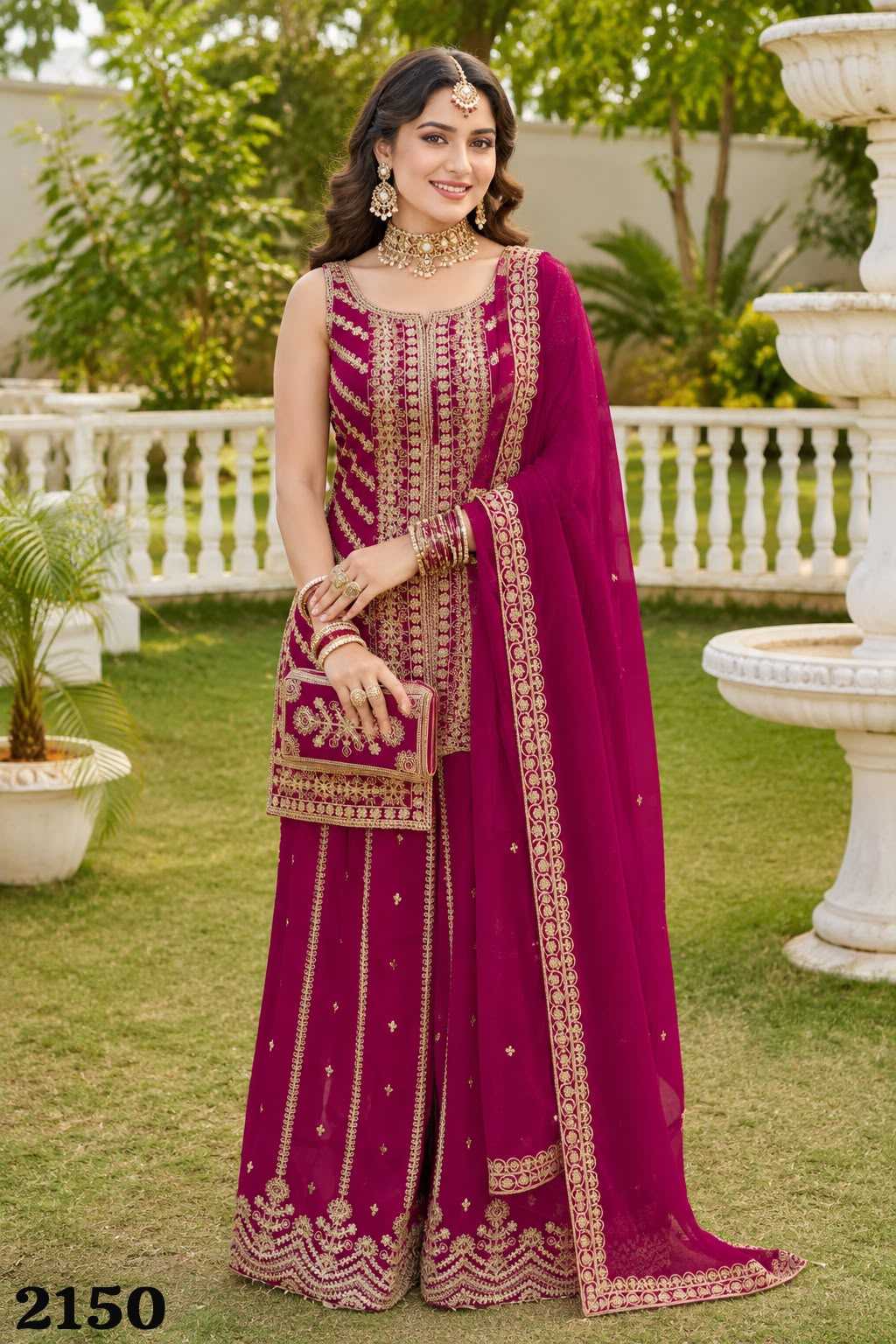 YNF Wholesale Georgette Embroidery Suits  | Surat Manufacturer