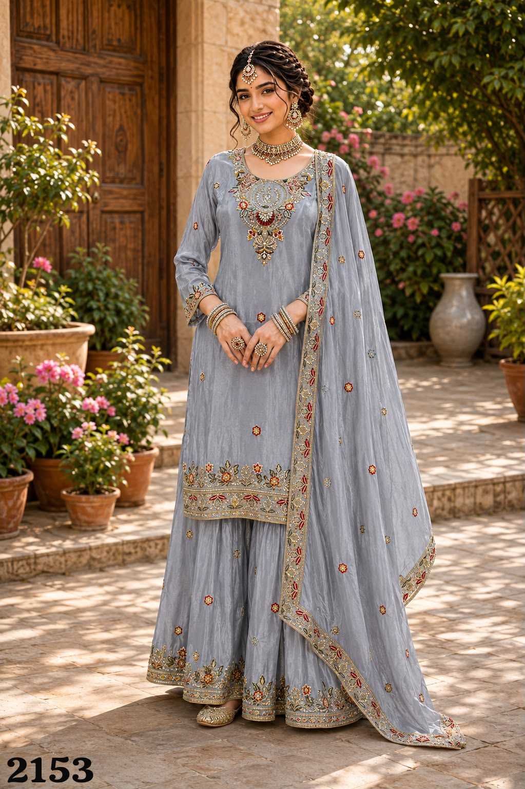 YNF Wholesale Premium Silk Embroidery Suits  | Surat Manufacturer