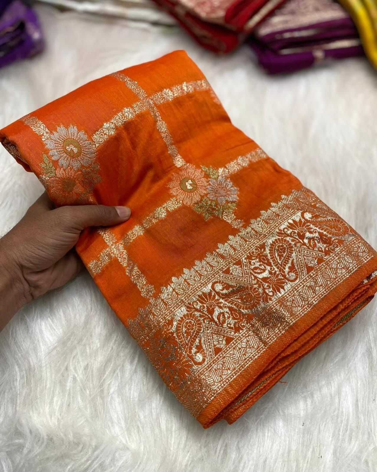YNF Wholesale Russian Silk Soft Silk Sarees KESH484 Gautami | Surat Manufacturer