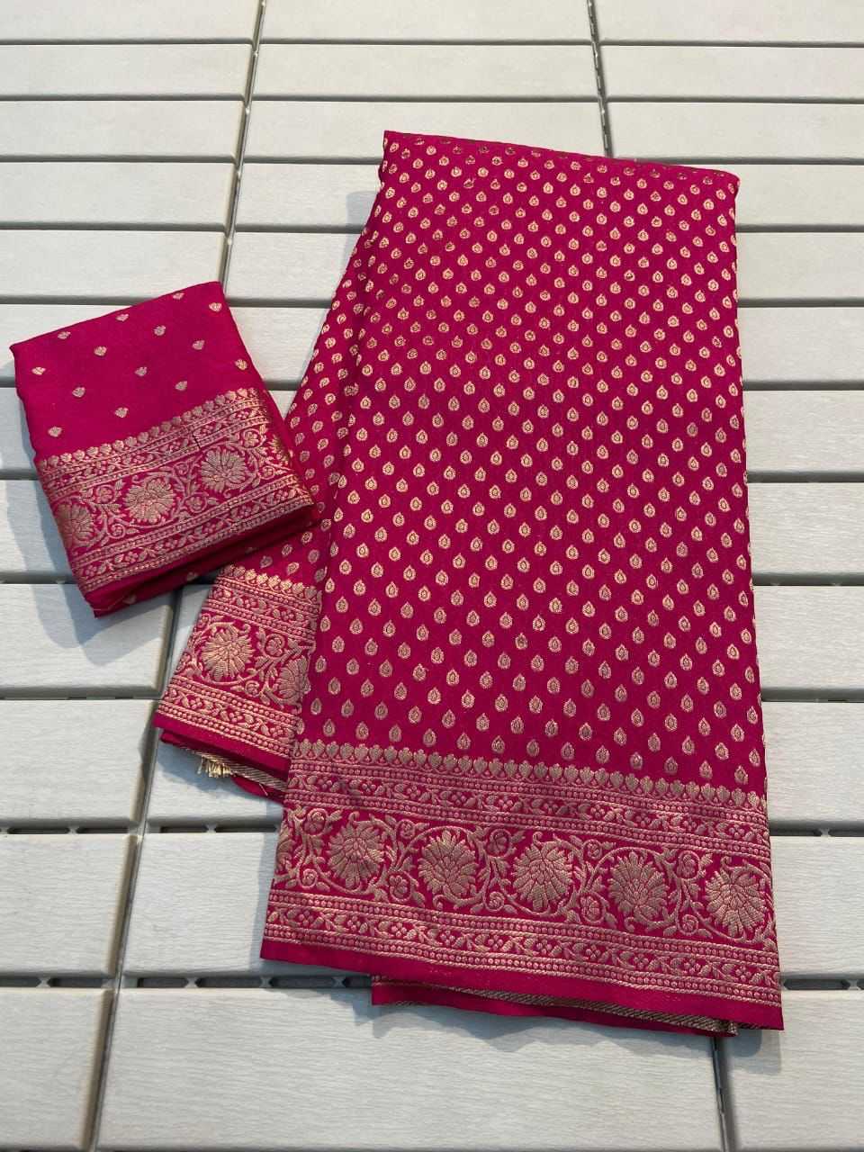 YNF Wholesale Premium Georgette Ready To Wear Sarees KESH484 Kiara | Surat Manufacturer