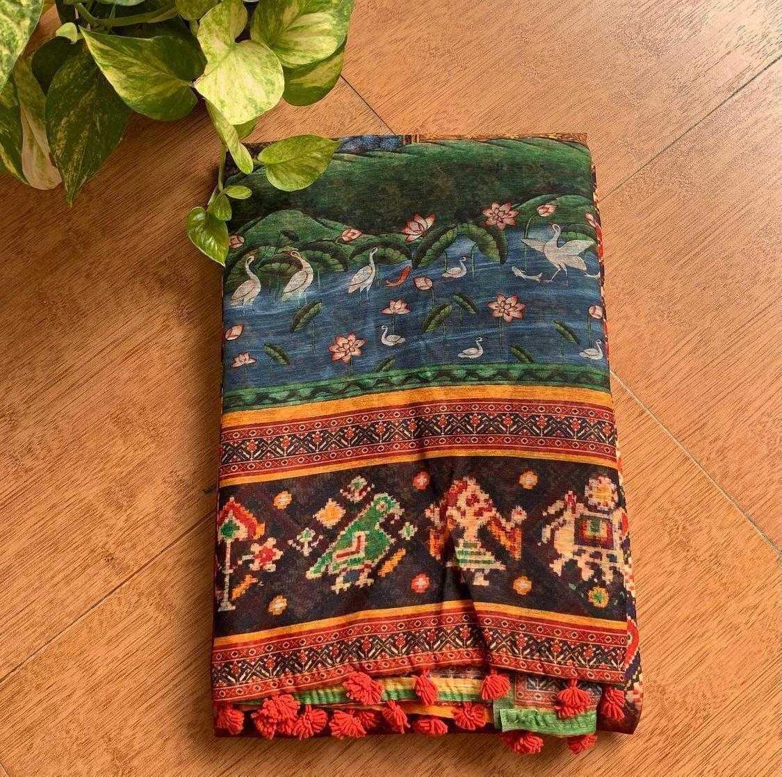 YNF Wholesale Linen Fancy Sarees  | Surat Manufacturer
