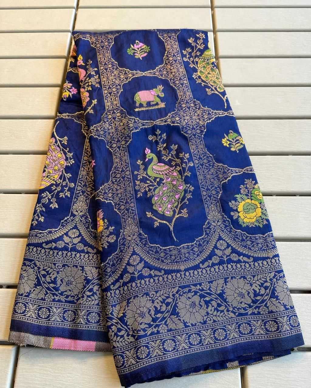 YNF Wholesale Banarasi Soft Silk Soft Silk Sarees  | Surat Manufacturer