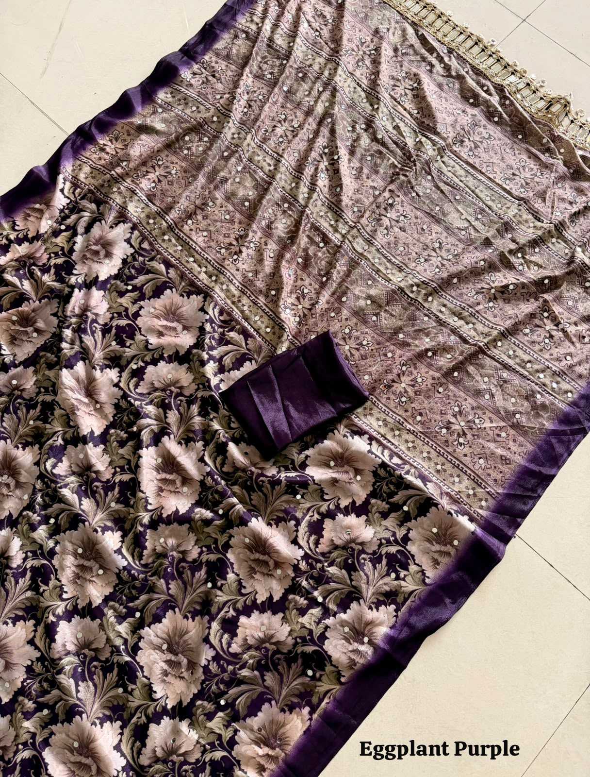 YNF Wholesale Satin Mirror Work Saree KESH485 CHING | Surat Manufacturer