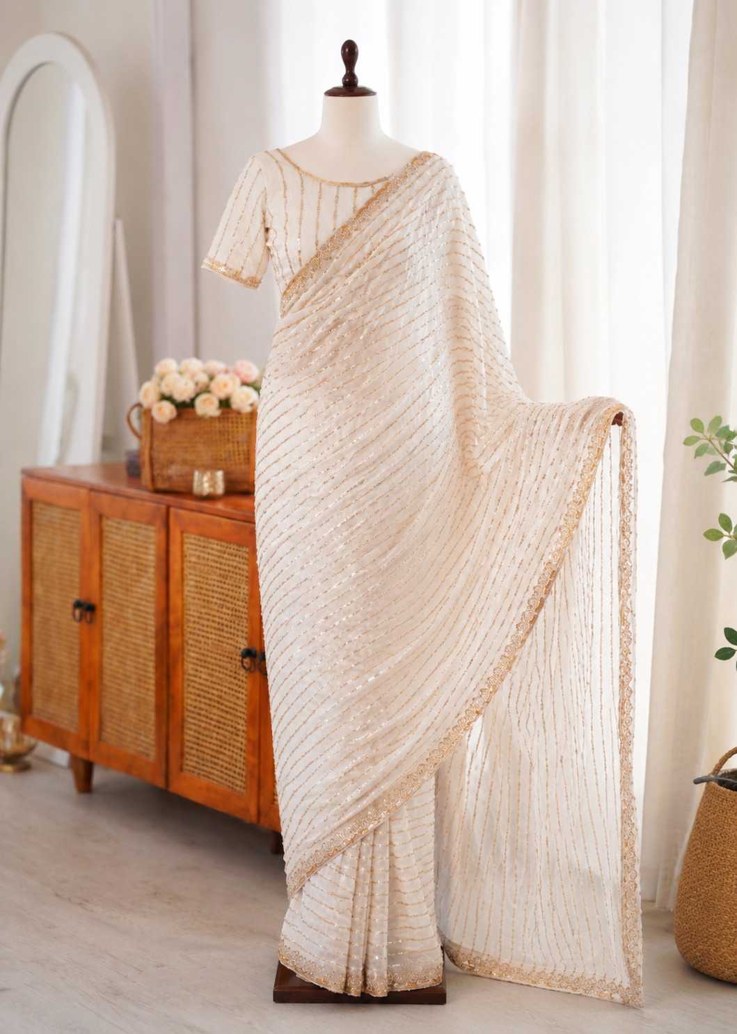 YNF Wholesale Space Silk Party Wear Silk Sarees  | Surat Manufacturer