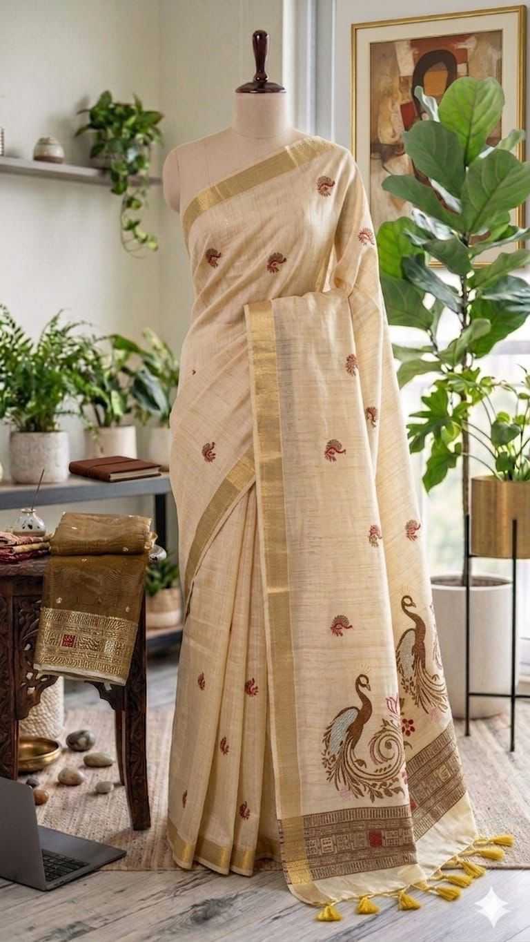 YNF Wholesale Soft Jamdani Butta Sarees  | Surat Manufacturer