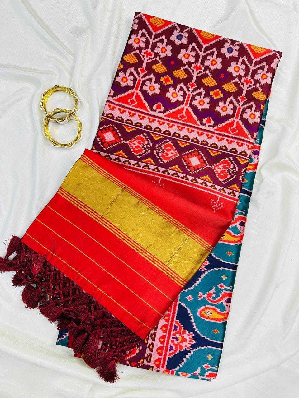YNF Wholesale Soft Patola Silk Ikkat Saree KESH488 Patola | Surat Manufacturer