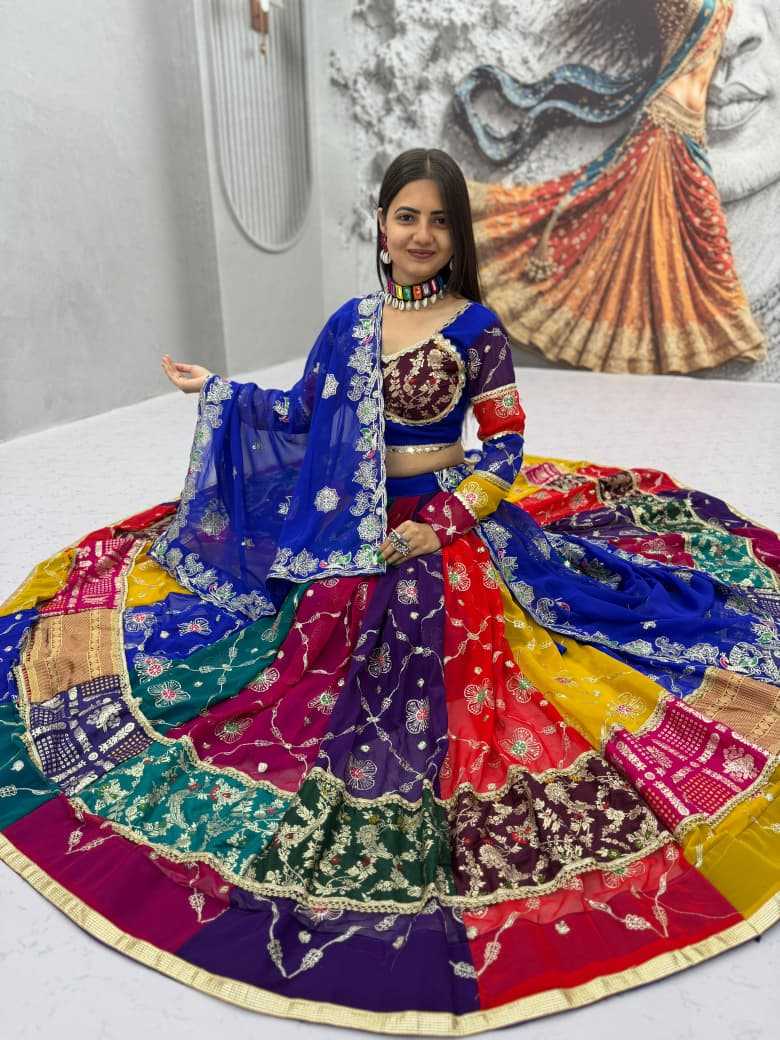 YNF Wholesale Faux Georgette Embroidered Lehenga  | Surat Manufacturer