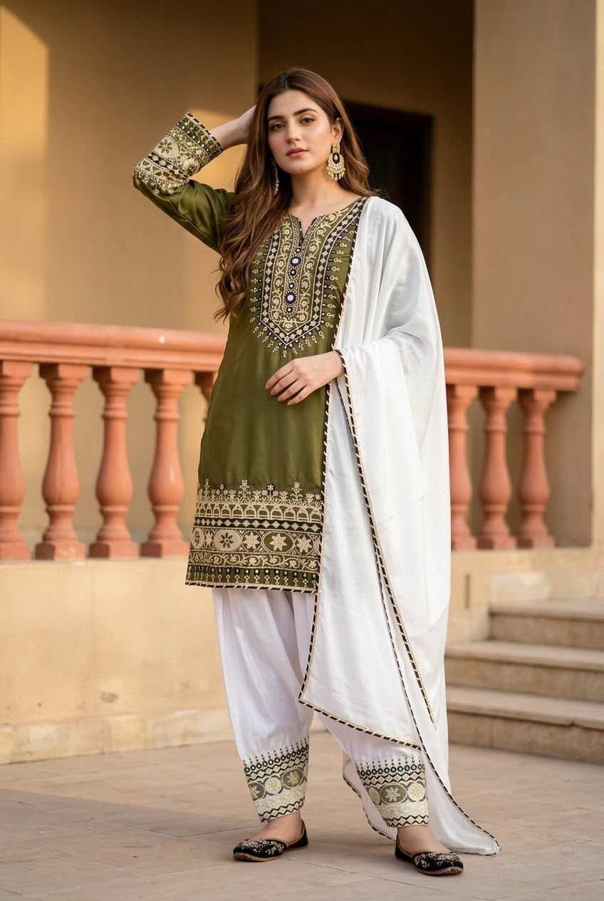 YNF Wholesale Heavy Silk Palazzo Suit  | Surat Manufacturer