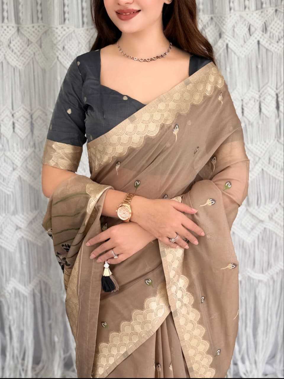 YNF Wholesale Pure Cotton Designer Sarees KESH501 Gulab | Surat Manufacturer