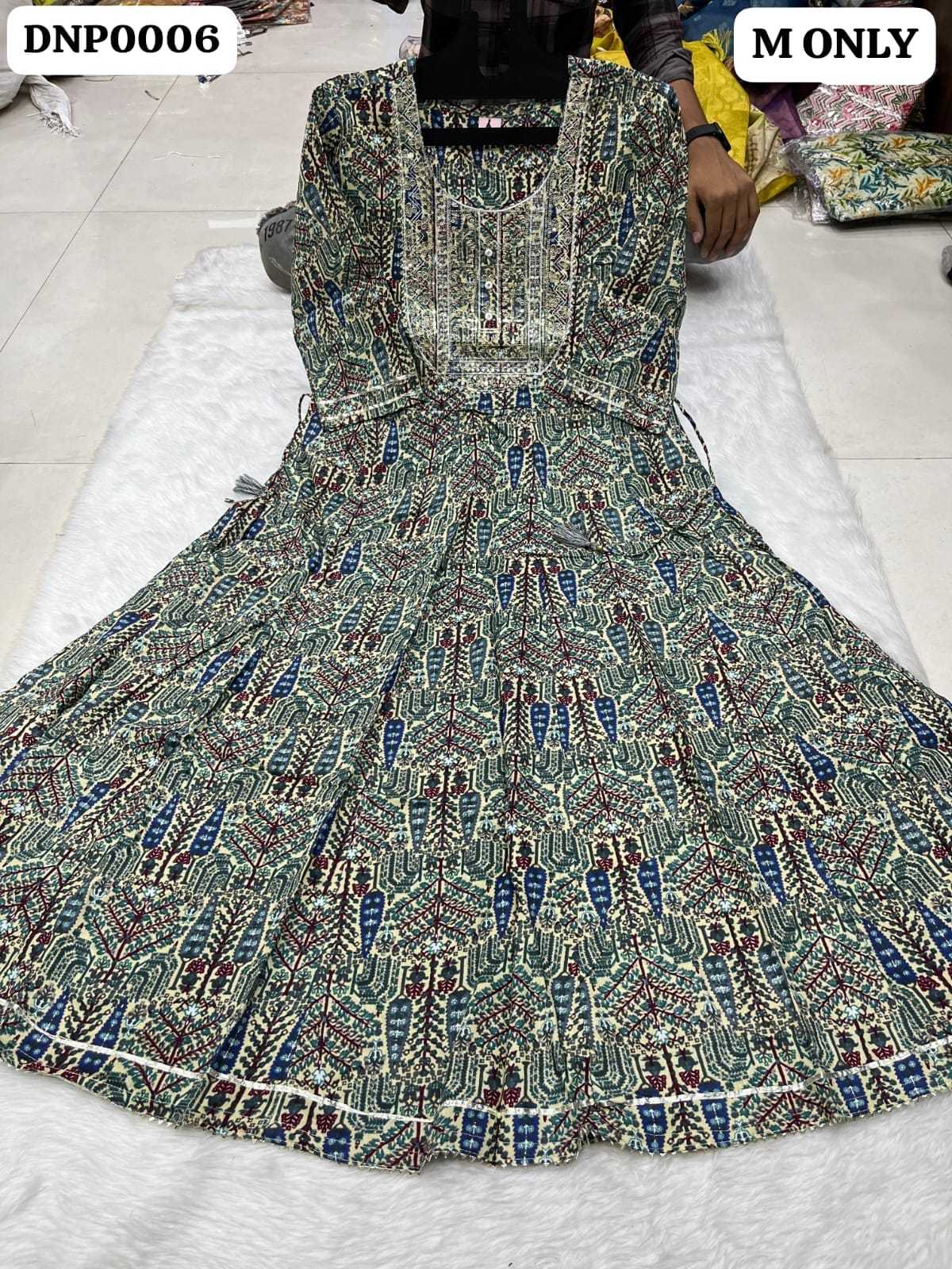 YNF Wholesale Cotton Fancy Gowns  | Surat Manufacturer