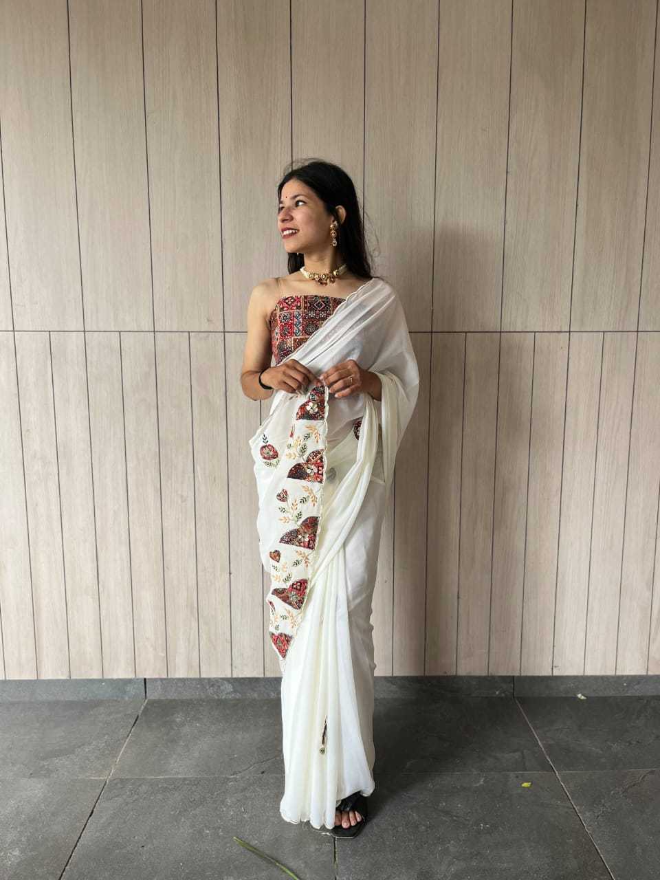 YNF Wholesale Georgette Georgette Sarees  | Surat Manufacturer