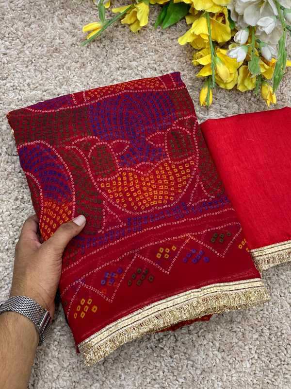 YNF Wholesale Chiffon Printed Sarees  | Surat Manufacturer