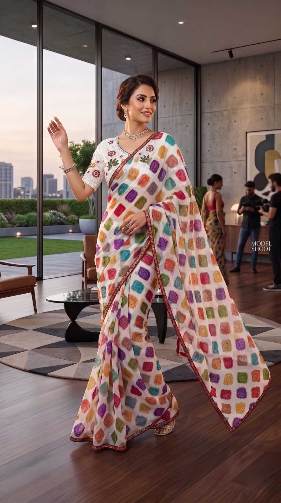 YNF Wholesale WEIGHTLESS Printed Sarees  | Surat Manufacturer