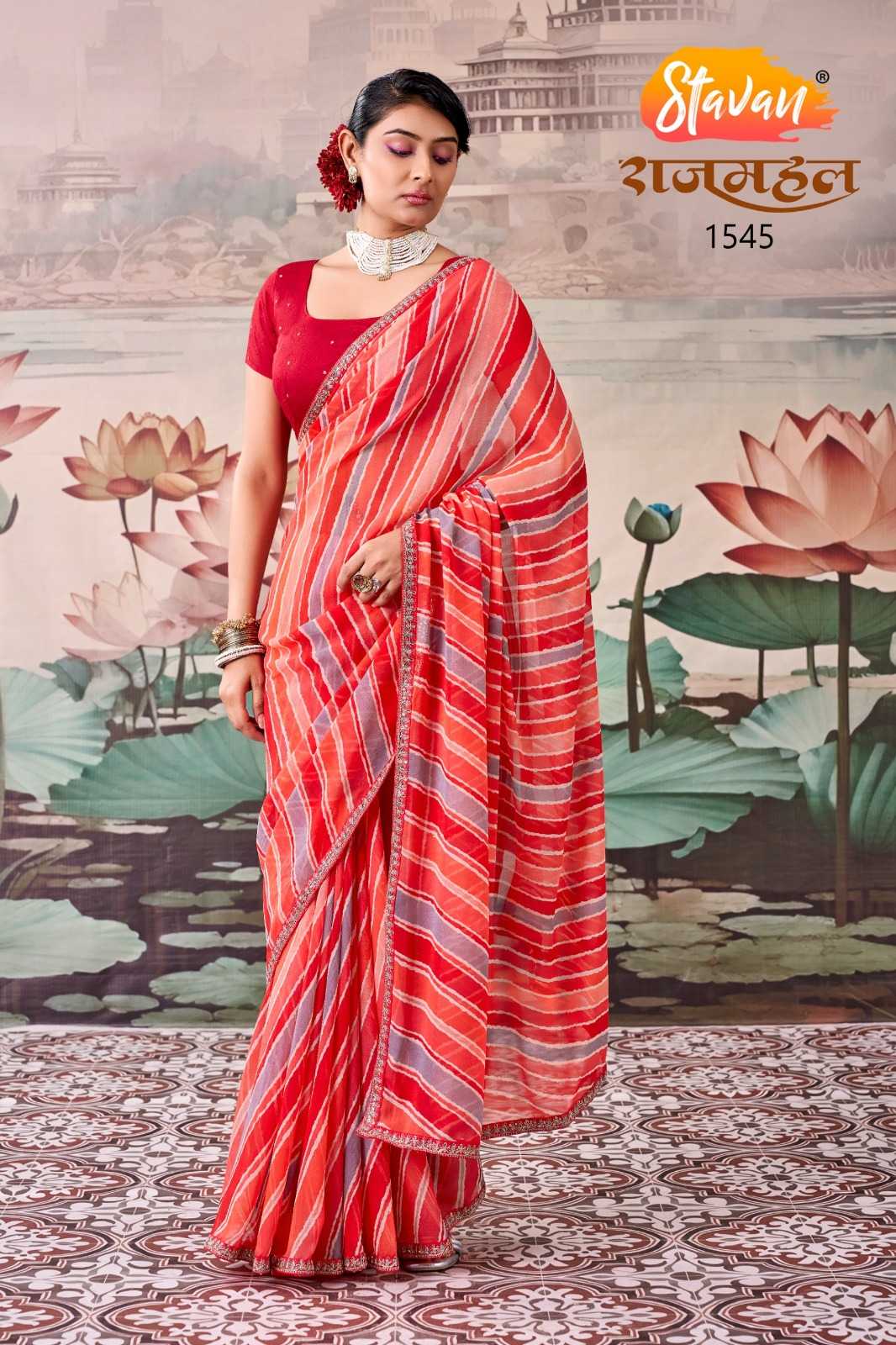 YNF Wholesale Georgette Georgette Sarees KESH514 RAJMAHAL | Surat Manufacturer