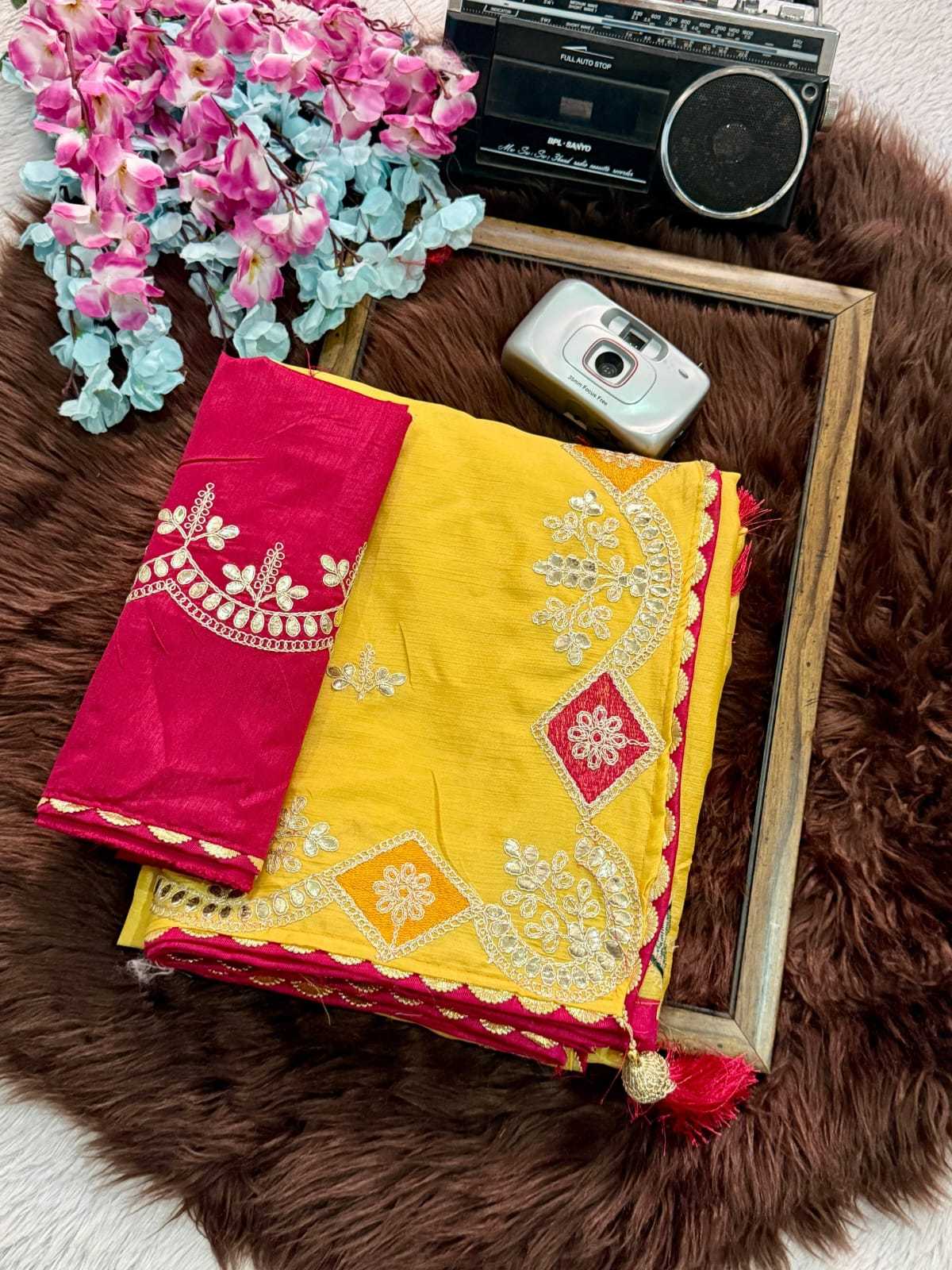 YNF Wholesale Chinon Designer Sarees  | Surat Manufacturer