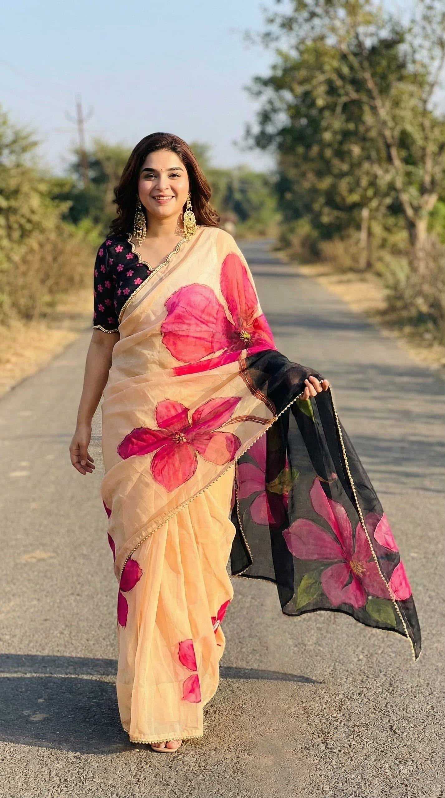 YNF Wholesale Georgette Printed Sarees KESH518 4476 | Surat Manufacturer