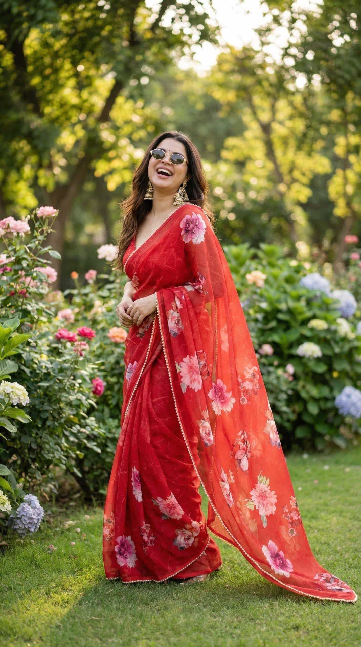 YNF Wholesale Georgette Printed Sarees KESH518 4477 | Surat Manufacturer