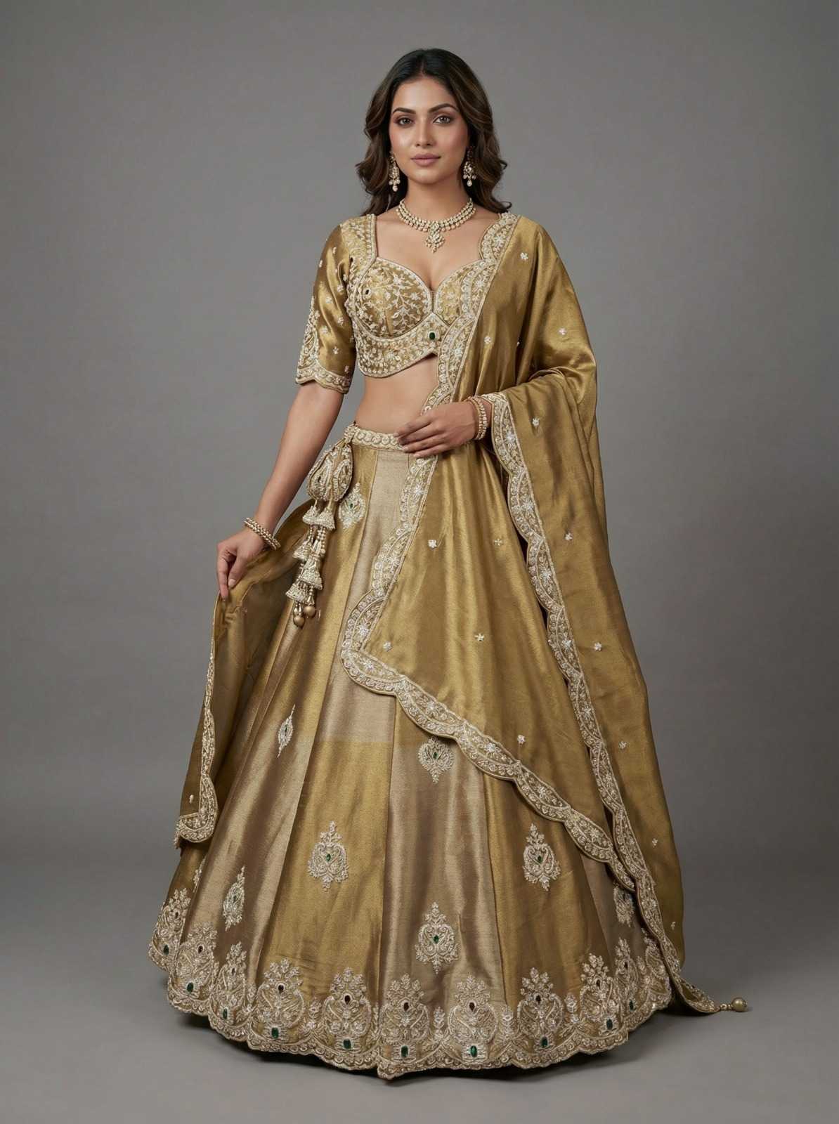 YNF Wholesale Premium Silk Embroidered Lehenga  | Surat Manufacturer
