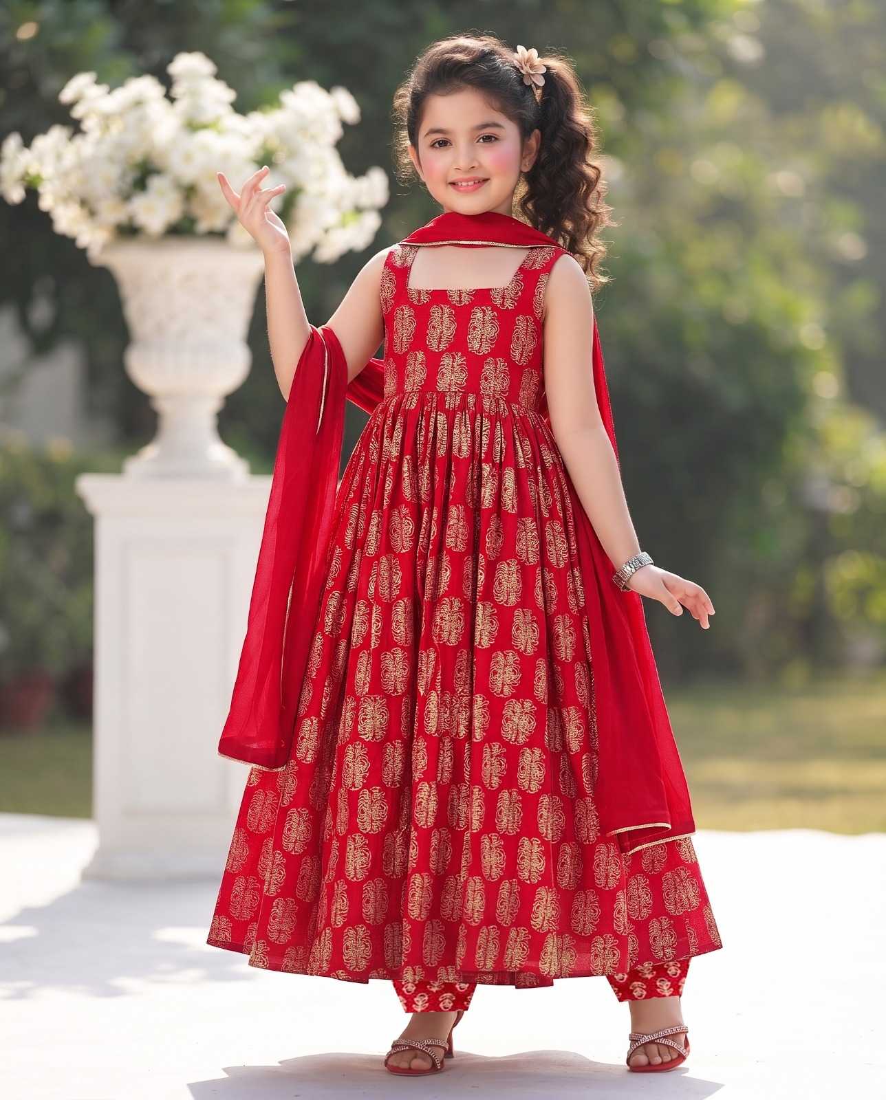 YNF Wholesale Muslin Kids Suit KESH530 Lucaya Kids Vol 3 | Surat Manufacturer