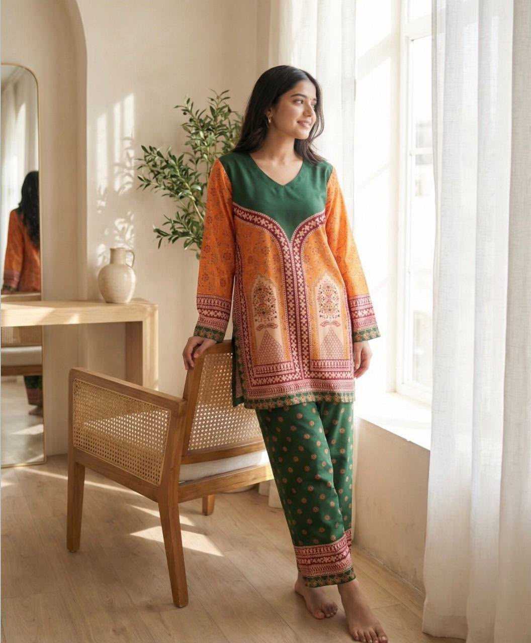 YNF Wholesale Rayon Co-ord Set  | Surat Manufacturer