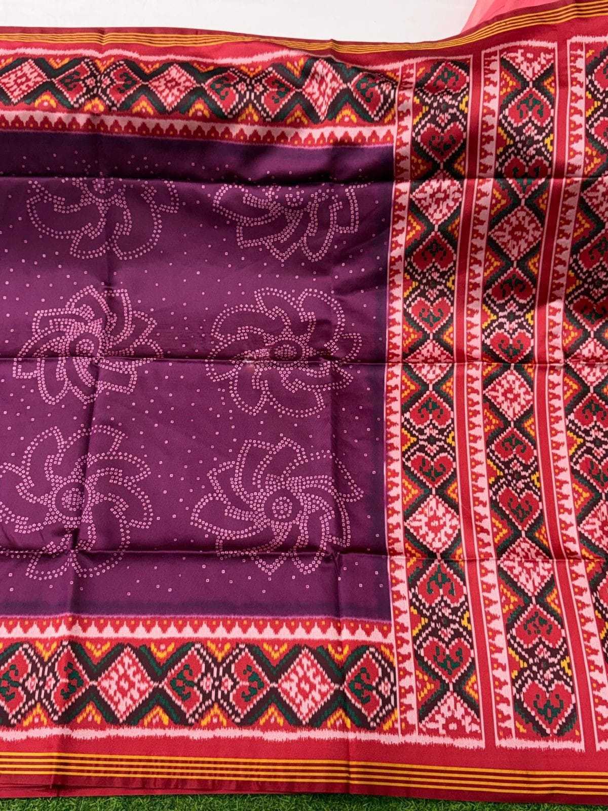YNF Wholesale Soft Patola Silk Ikkat Saree KESH532 BAND | Surat Manufacturer