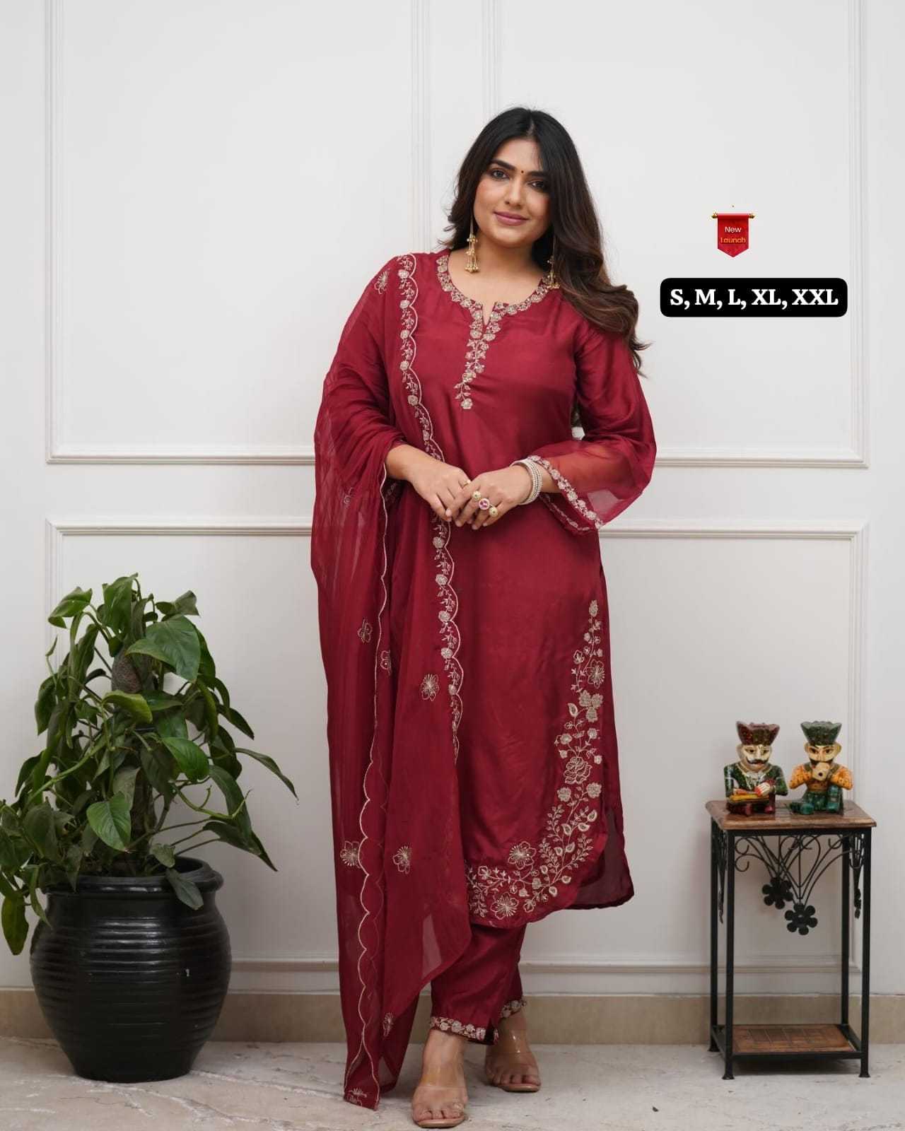 YNF Wholesale Heavy Roman Silk Designer Kurtis KESH536 2160 | Surat Manufacturer