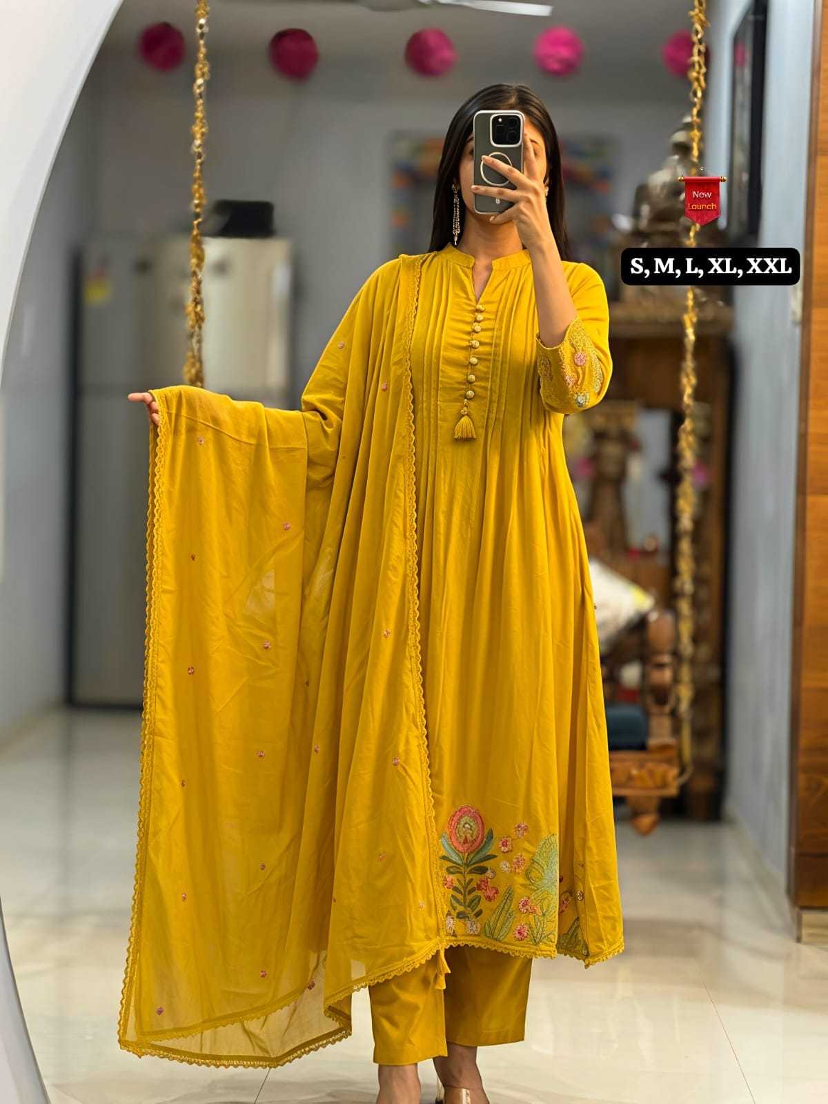 YNF Wholesale Chanderi Silk Designer Kurtis KESH536 2166 | Surat Manufacturer