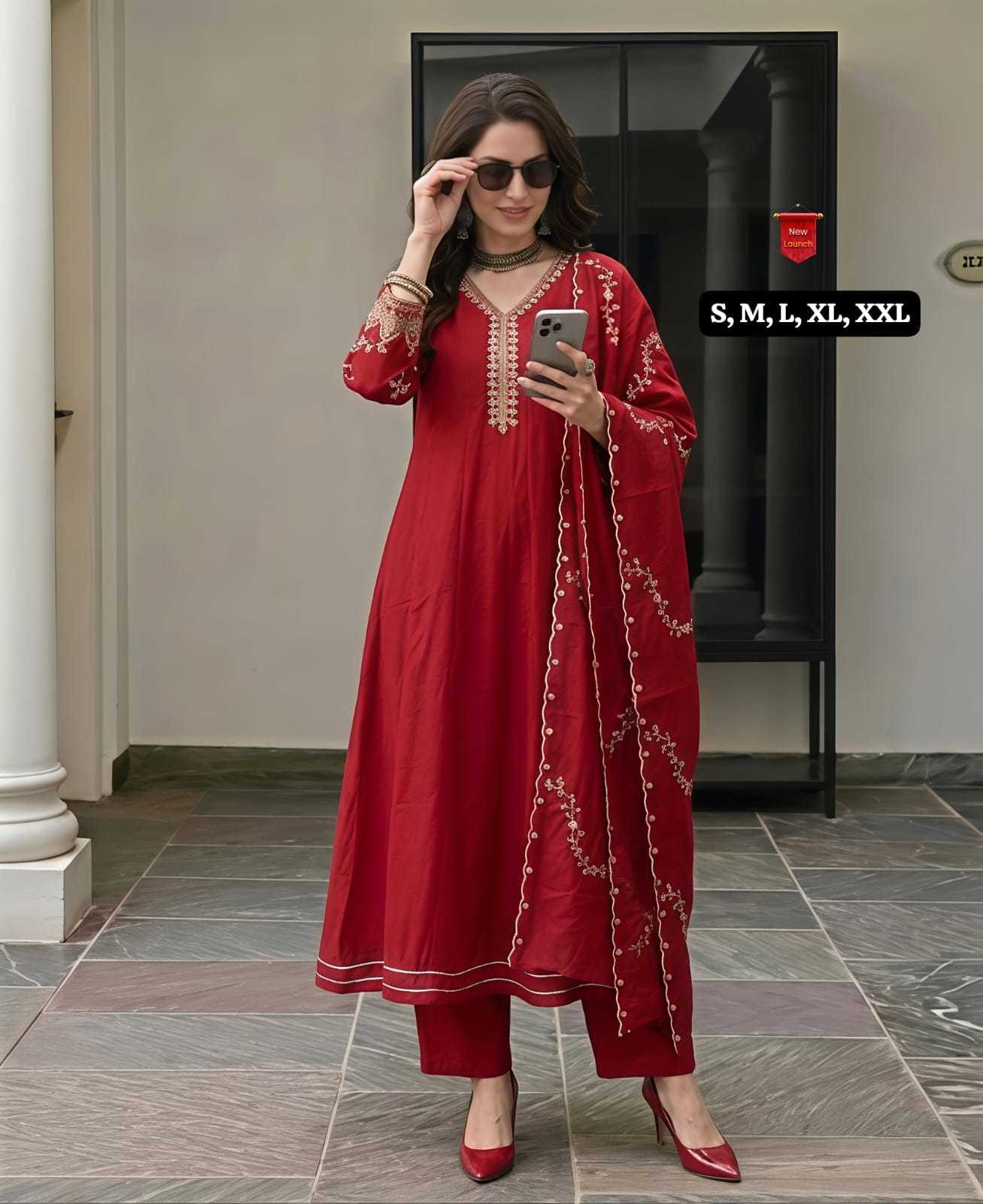 YNF Wholesale Vichitra Silk Designer Kurtis KESH536 Anahika | Surat Manufacturer
