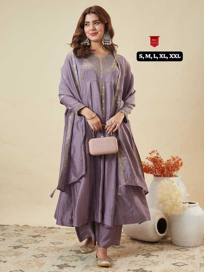 YNF Wholesale Vichitra Silk Designer Kurtis KESH536 Arivika | Surat Manufacturer