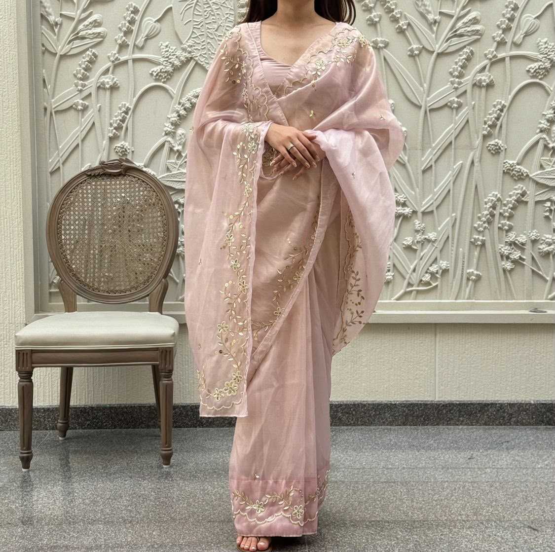 YNF Wholesale Tissue Silk Handloom Sarees  | Surat Manufacturer