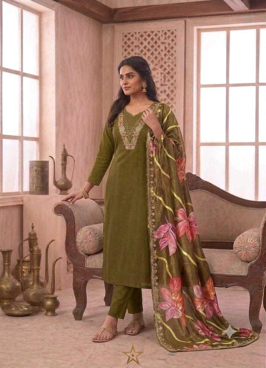 YNF Wholesale Cotton Embroidery Suits  | Surat Manufacturer