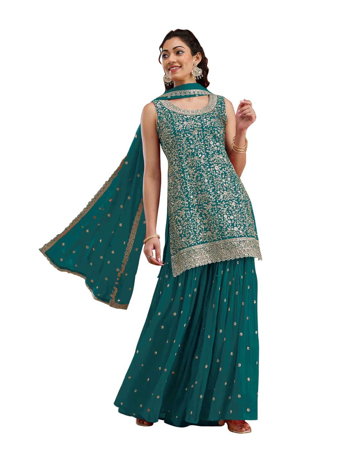 YNF Wholesale Georgette Embroidery Suits  | Surat Manufacturer