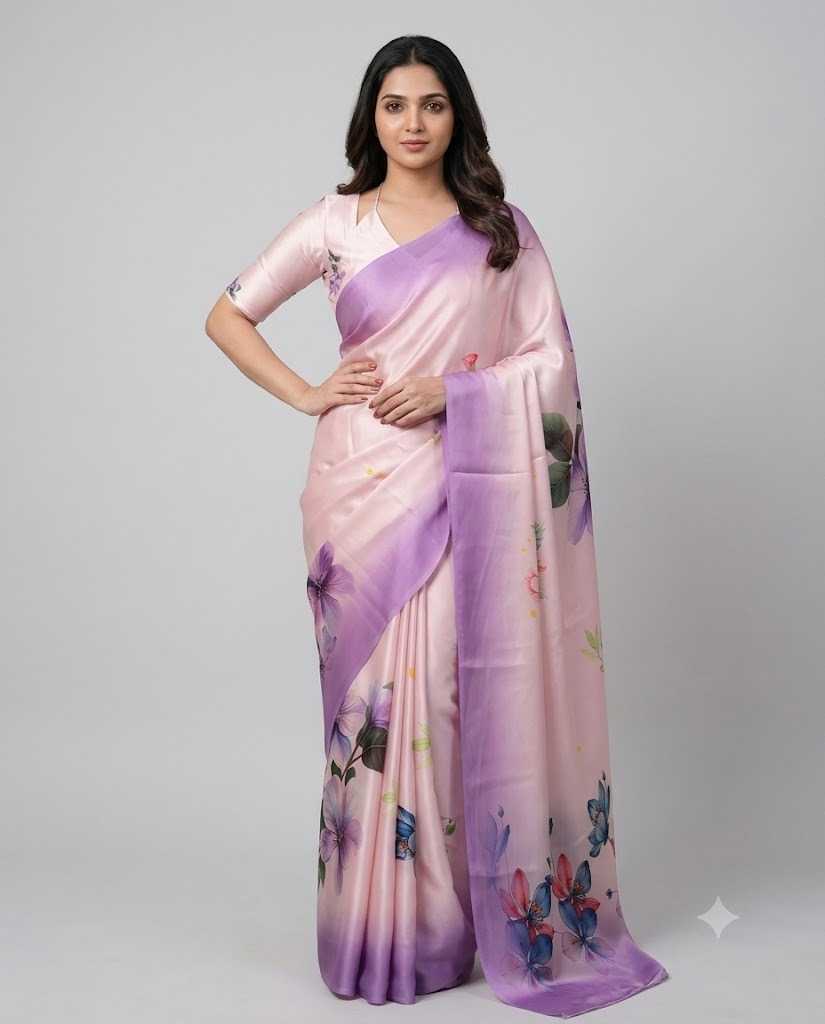 YNF Wholesale Satin Silk Party Wear Silk Sarees  | Surat Manufacturer