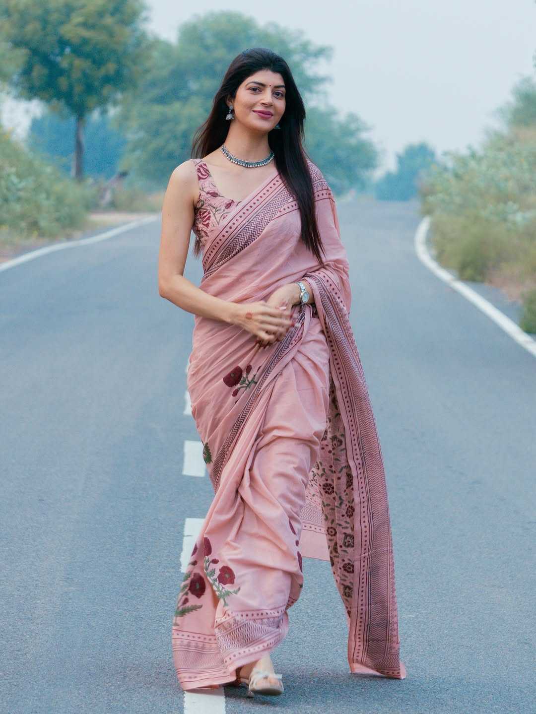 YNF Wholesale Cotton Fancy Sarees  | Surat Manufacturer