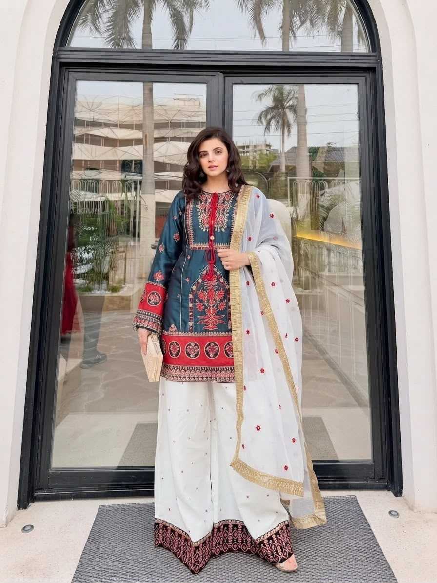 YNF Wholesale Heavy Silk Embroidery Suits  | Surat Manufacturer