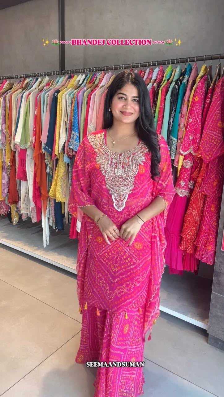 YNF Wholesale Faux Georgette Embroidery Suits  | Surat Manufacturer