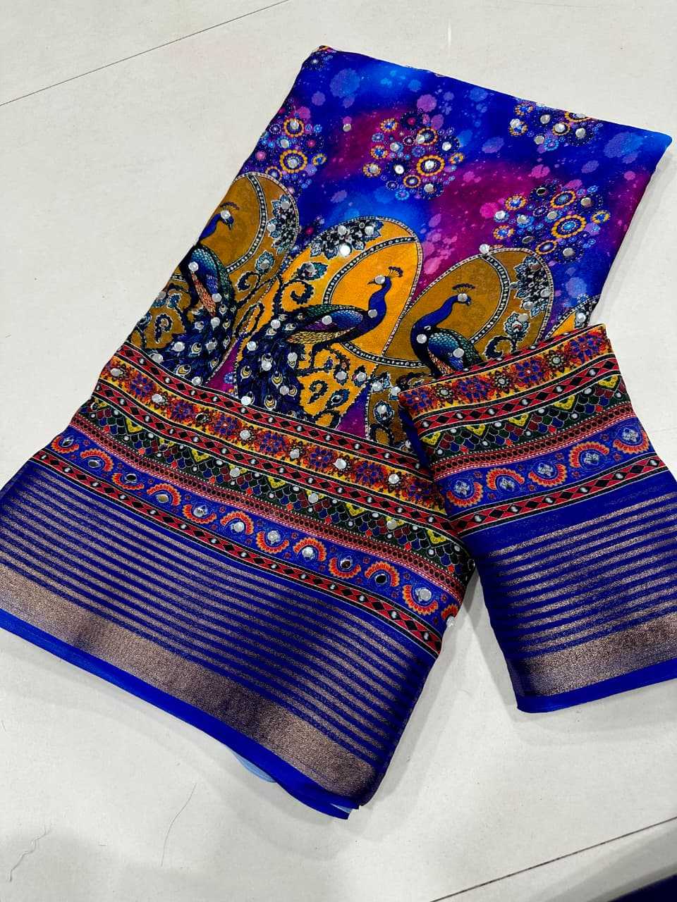 YNF Wholesale Georgette Georgette Sarees  | Surat Manufacturer