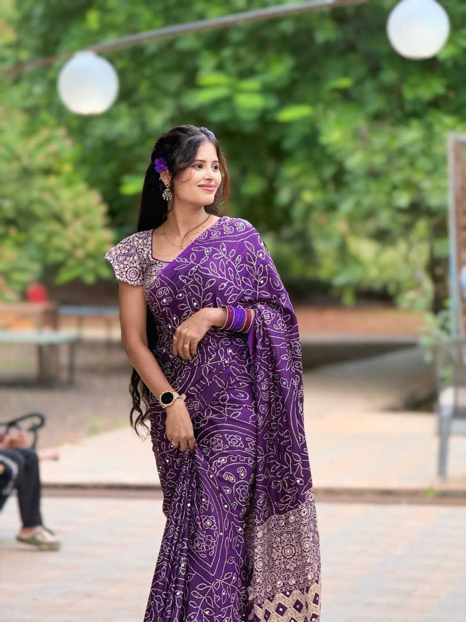 YNF Wholesale Gajji Silk Crepe Silk Saree  | Surat Manufacturer