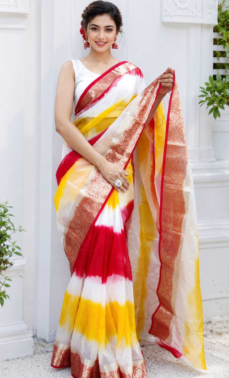 YNF Wholesale Organza Designer Sarees  | Surat Manufacturer