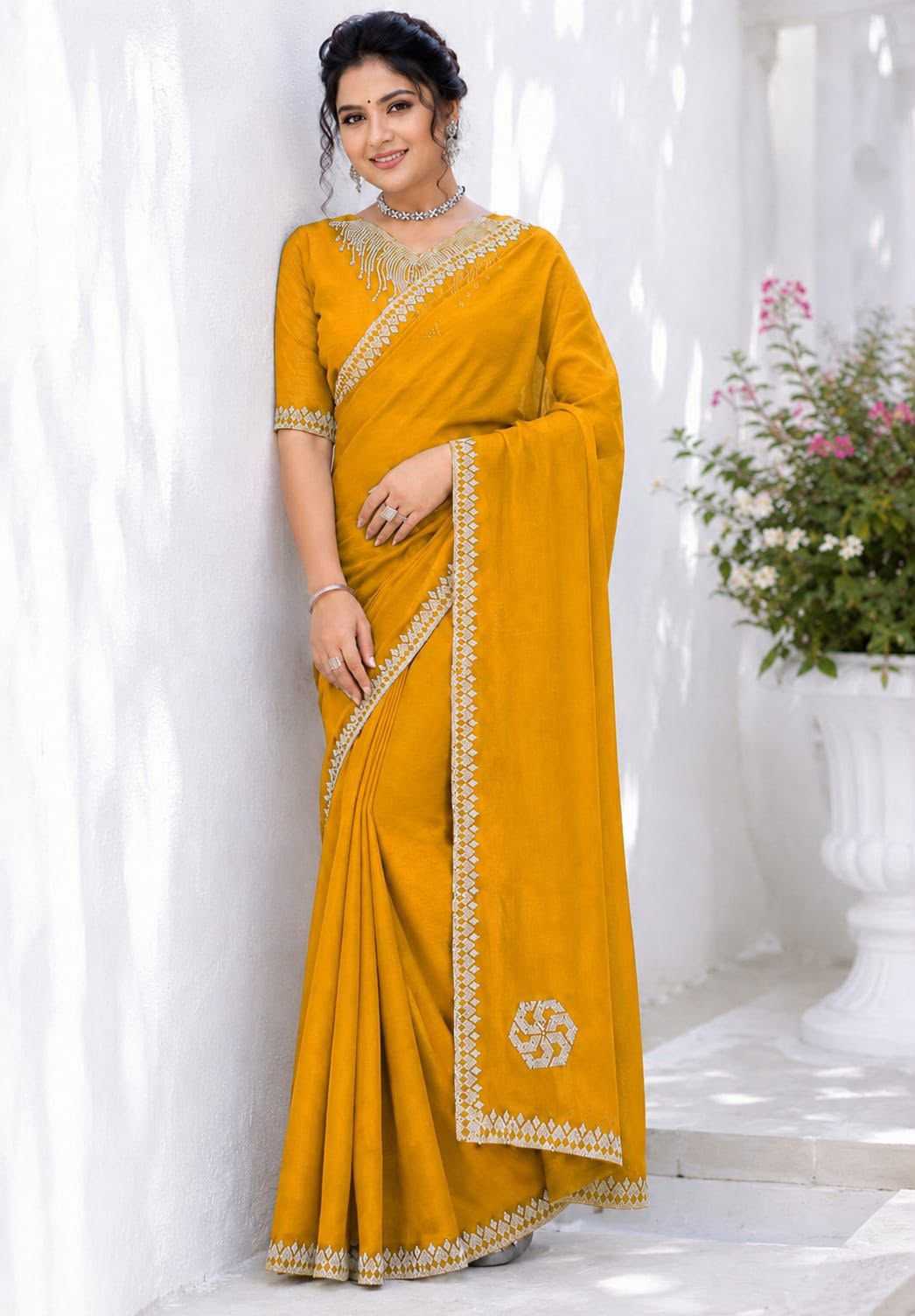 YNF Wholesale Simar Silk Designer Sarees  | Surat Manufacturer