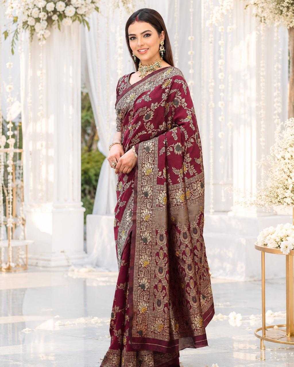 YNF Wholesale Lichi Silk Soft Silk Sarees KESH577 MINA FLOWER | Surat Manufacturer