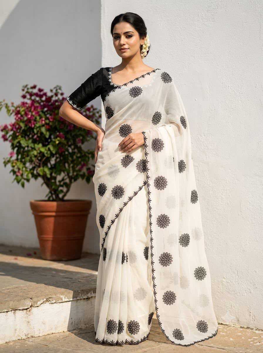 YNF Wholesale Georgette Designer Sarees  | Surat Manufacturer
