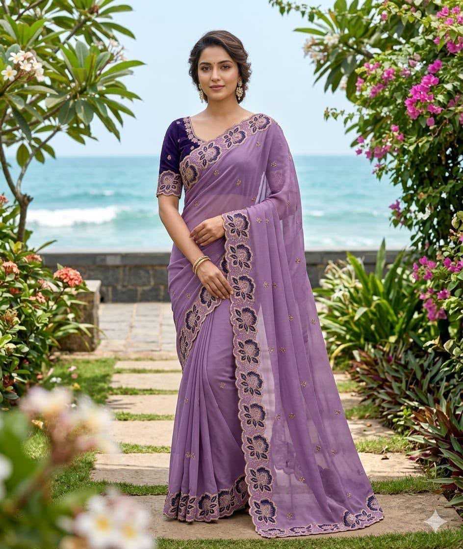 YNF Wholesale Georgette Party Wear Sarees  | Surat Manufacturer