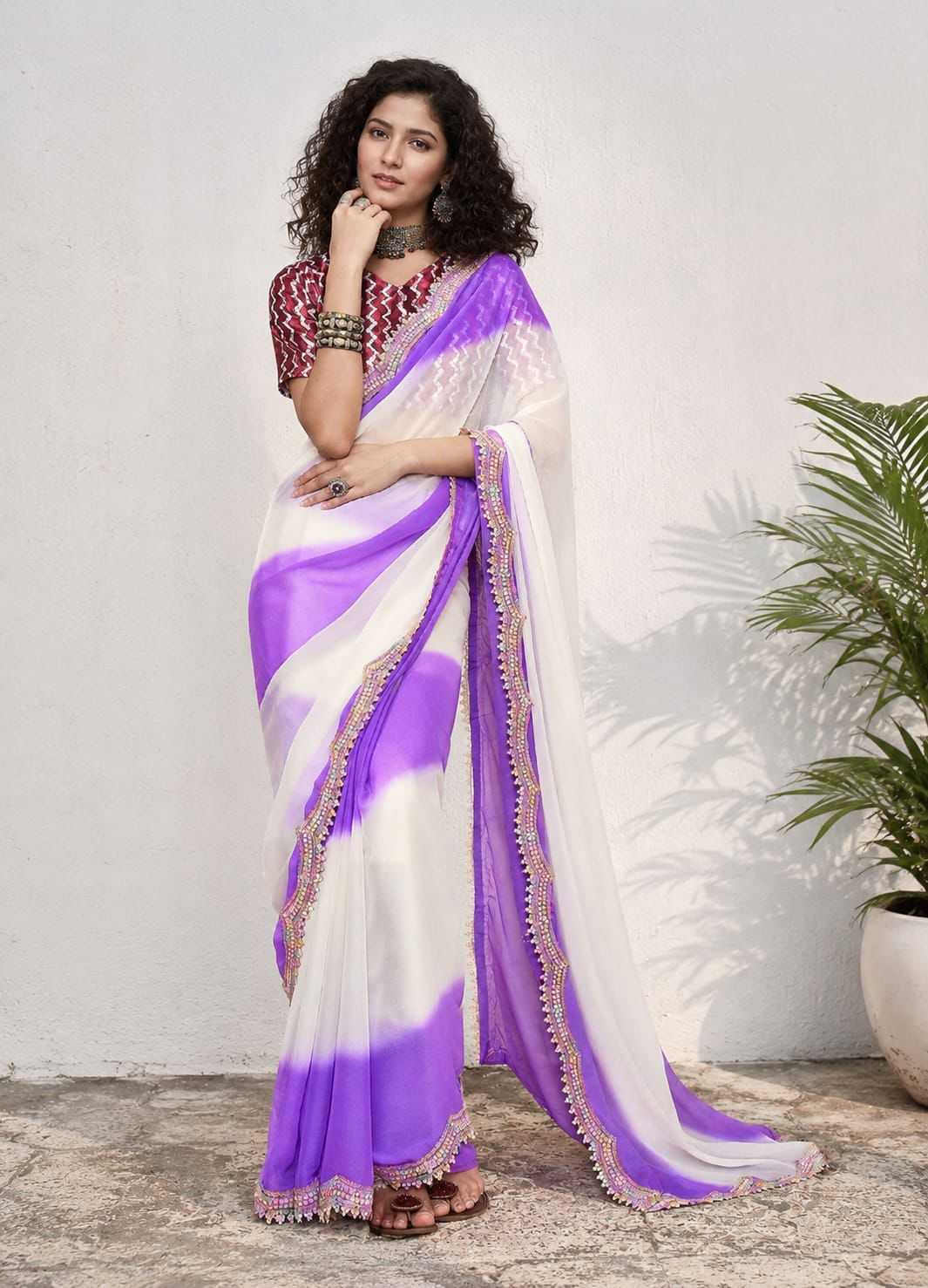 YNF Wholesale Georgette Designer Sarees  | Surat Manufacturer