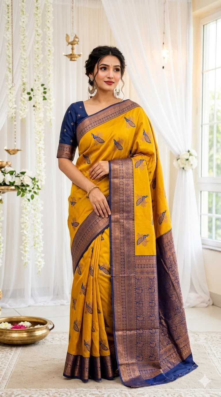 YNF Wholesale Banarasi Soft Silk Designer Sarees  | Surat Manufacturer