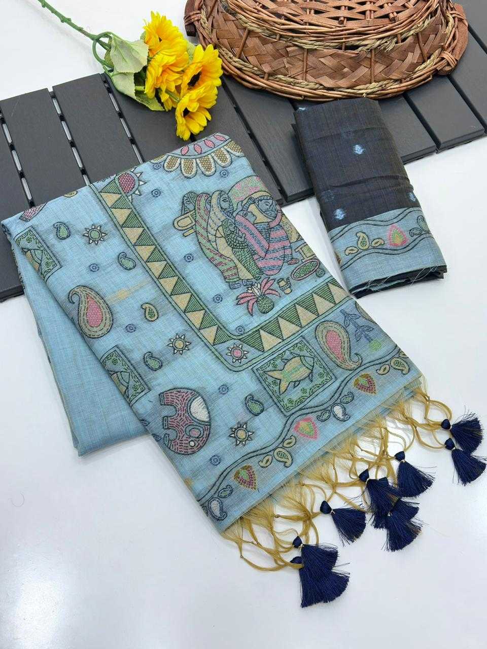 YNF Wholesale Cotton Designer Sarees  | Surat Manufacturer