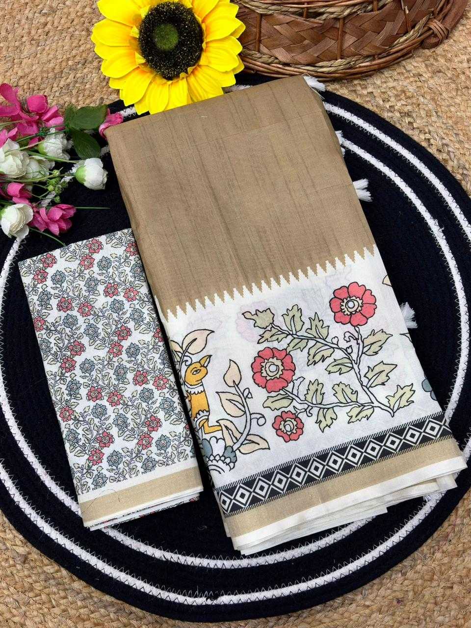 YNF Wholesale Cotton Printed Sarees  | Surat Manufacturer