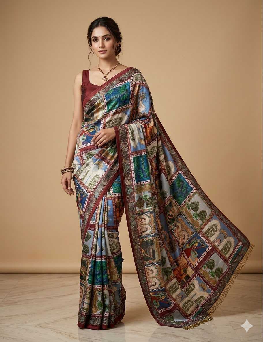 YNF Wholesale Chinon Silk Handloom Sarees  | Surat Manufacturer